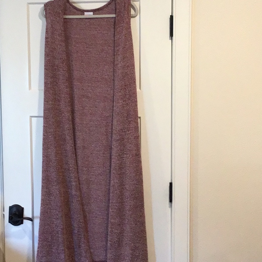Long vest - open- no buttons